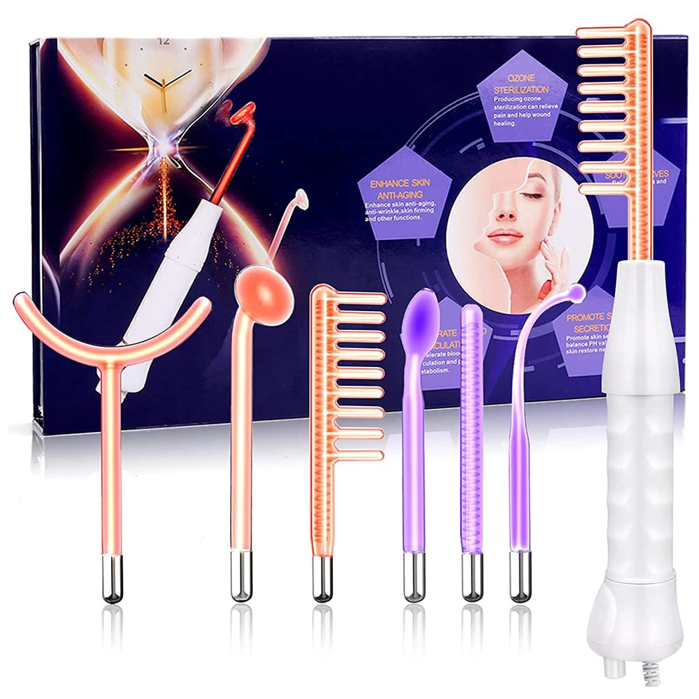 日本語説明書付き バイオレットレイ エドガー・ケイシー療法 アルゴン Amazon.co.jp: Handheld High Frequency Wand Facial Machine Portable